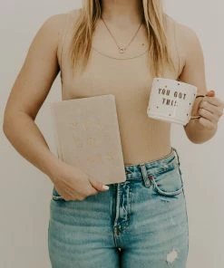 Hot Sale π₯° Sweet Water Decor STATIONERY You Got This - Tan + Gold Fabric Journal π 13 Sweet Water Decor STATIONERY You Got This - Tan + Gold Fabric Journal