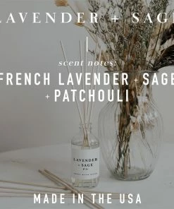 Sweet Water Decor Lavender And Sage Reed Diffuser