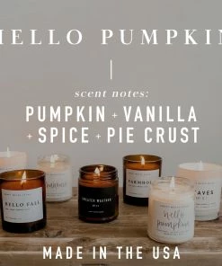 Flash Sale π Sweet Water Decor Hello Pumpkin Soy Candle - Amber Jar - 9 Oz CANDLES + REEDS π 11 Sweet Water Decor Hello Pumpkin Soy Candle - Amber Jar - 9 Oz CANDLES + REEDS