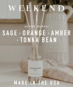 Sweet Water Decor Weekend Reed Diffuser SPA