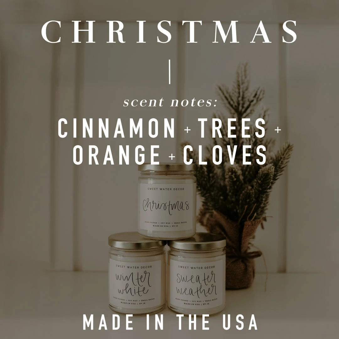 Buy βοΈ Sweet Water Decor CANDLES + REEDS π
Christmas Soy Candle - Amber Jar - 11 Oz π 6 Sweet Water Decor CANDLES + REEDS Christmas Soy Candle - Amber Jar - 11 Oz