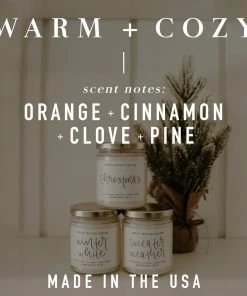 Brand new β€οΈ Sweet Water Decor CANDLES + REEDS Warm And Cozy Soy Candle - Clear Jar - 9 Oz π 8 Sweet Water Decor CANDLES + REEDS Warm And Cozy Soy Candle - Clear Jar - 9 Oz