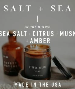 Best Pirce π₯ Sweet Water Decor Salt And Sea Soy Candle - Amber Jar - 9 Oz CANDLES + REEDS π 11 Sweet Water Decor Salt And Sea Soy Candle - Amber Jar - 9 Oz CANDLES + REEDS