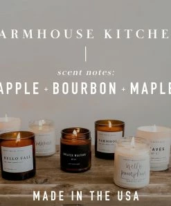 Sweet Water Decor Farmhouse Kitchen Soy Candle - Amber Jar - 11 Oz