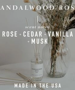 Sweet Water Decor Sandalwood Rose Reed Diffuser SPA