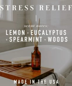 Sweet Water Decor Stress Relief Amber Reed Diffuser SPA