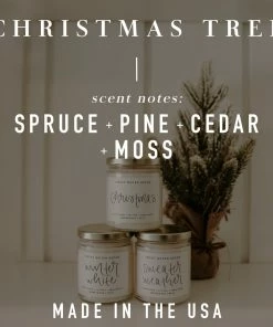 Hot Sale π Sweet Water Decor π Christmas Tree Soy Candle - Amber Jar - 11 Oz CANDLES + REEDS β 13 Sweet Water Decor Christmas Tree Soy Candle - Amber Jar - 11 Oz CANDLES + REEDS