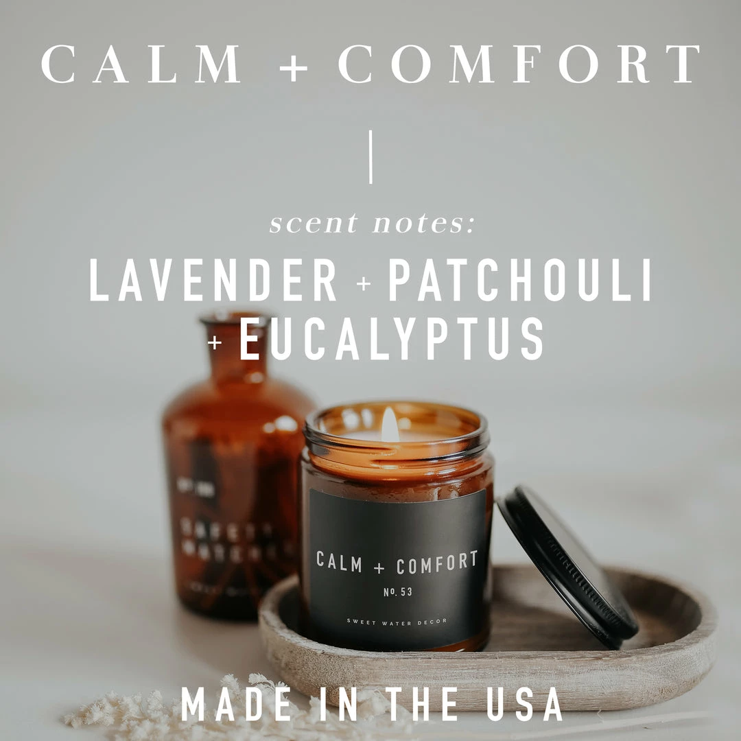 Budget π Sweet Water Decor Calm And Comfort Soy Candle - White Jar - 11 Oz CANDLES + REEDS β 8 Sweet Water Decor Calm And Comfort Soy Candle - White Jar - 11 Oz CANDLES + REEDS