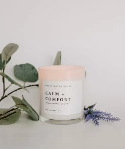 Budget π Sweet Water Decor Calm And Comfort Soy Candle - White Jar - 11 Oz CANDLES + REEDS β 14 Sweet Water Decor Calm And Comfort Soy Candle - White Jar - 11 Oz CANDLES + REEDS