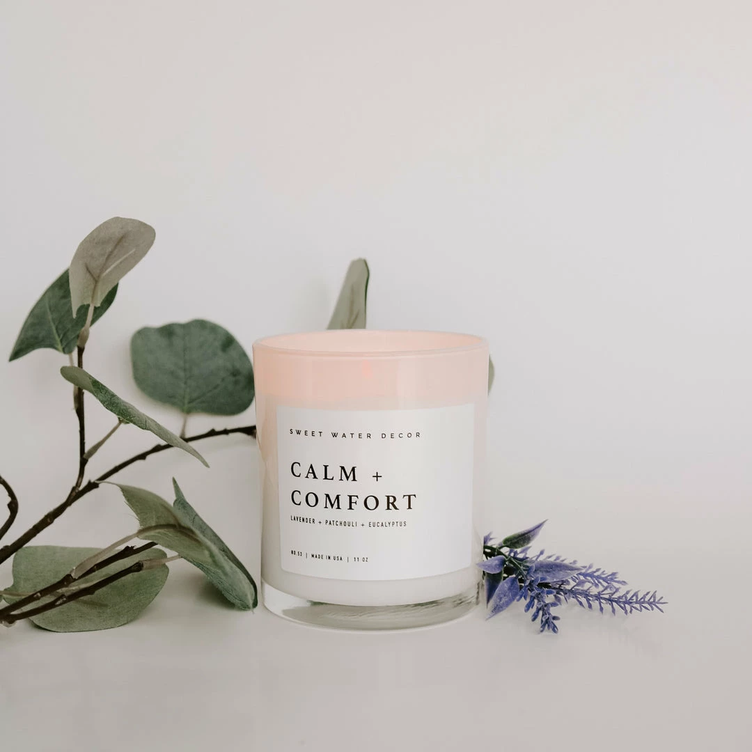 Budget π Sweet Water Decor Calm And Comfort Soy Candle - White Jar - 11 Oz CANDLES + REEDS β 7 Sweet Water Decor Calm And Comfort Soy Candle - White Jar - 11 Oz CANDLES + REEDS