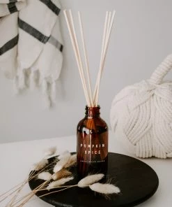 Sweet Water Decor Pumpkin Spice Amber Reed Diffuser REED DIFFUSERS