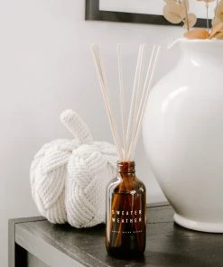 Sweet Water Decor Pumpkin Spice Amber Reed Diffuser REED DIFFUSERS