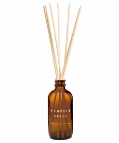 Sweet Water Decor Pumpkin Spice Amber Reed Diffuser REED DIFFUSERS
