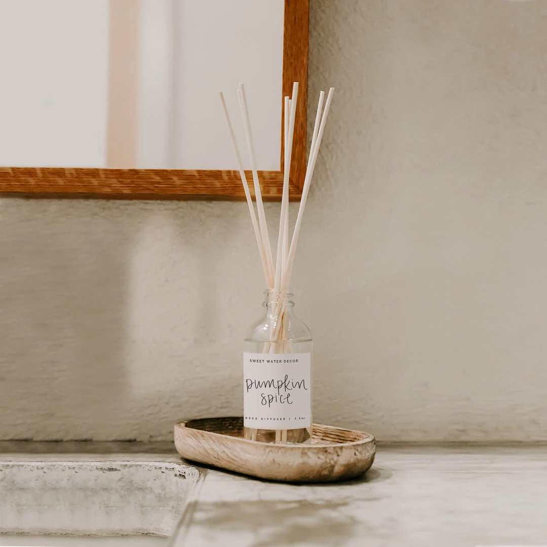 Best deal ⭐ Sweet Water Decor Pumpkin Spice Reed Diffuser ✨ 4 Sweet Water Decor Pumpkin Spice Reed Diffuser
