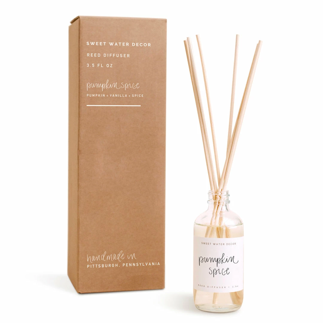 Best deal ⭐ Sweet Water Decor Pumpkin Spice Reed Diffuser ✨ 3 Sweet Water Decor Pumpkin Spice Reed Diffuser