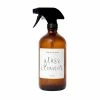 Sweet Water Decor 16oz Amber Glass Glass Cleaner Spray Bottle - White Label SPRAY BOTTLES
