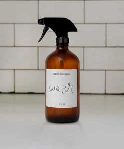 Discount π― Sweet Water Decor SPRAY BOTTLES 16oz Amber Glass Water Spray Bottle - White Label π― 9 Sweet Water Decor SPRAY BOTTLES 16oz Amber Glass Water Spray Bottle - White Label
