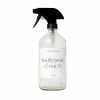 Sweet Water Decor SPRAY BOTTLES 16oz Clear Glass Bathroom Cleaner Spray Bottle - White Label