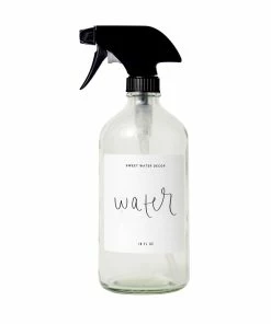Sweet Water Decor 16oz Clear Glass Water Spray Bottle - White Label