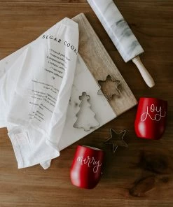 Sweet Water Decor Merry Metal Wine Tumbler WINE TUMBLERS