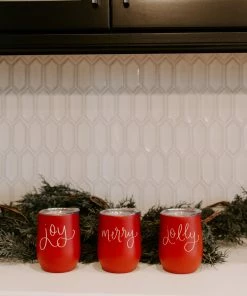 Sweet Water Decor WINE TUMBLERS Jolly Metal Wine Tumbler