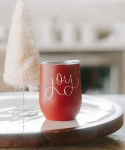 Sweet Water Decor Joy Metal Wine Tumbler WINE TUMBLERS