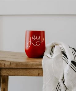 Sweet Water Decor Joy Metal Wine Tumbler WINE TUMBLERS