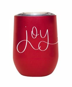 Sweet Water Decor Joy Metal Wine Tumbler WINE TUMBLERS