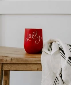 Sweet Water Decor WINE TUMBLERS Jolly Metal Wine Tumbler