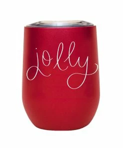 Sweet Water Decor WINE TUMBLERS Jolly Metal Wine Tumbler