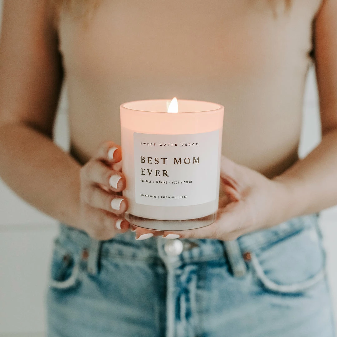 Top 10 π Sweet Water Decor Best Mom Ever! Soy Candle - White Jar - 11 Oz π₯° 3 Sweet Water Decor Best Mom Ever! Soy Candle - White Jar - 11 Oz