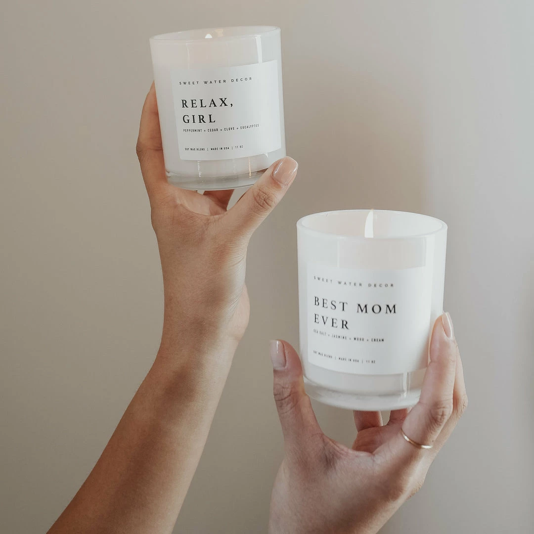Top 10 π Sweet Water Decor Best Mom Ever! Soy Candle - White Jar - 11 Oz π₯° 8 Sweet Water Decor Best Mom Ever! Soy Candle - White Jar - 11 Oz