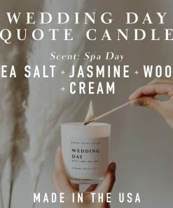 Promo π― Sweet Water Decor CANDLES + REEDS Wedding Day Soy Candle - White Jar - 11 Oz π₯ 5 Sweet Water Decor CANDLES + REEDS Wedding Day Soy Candle - White Jar - 11 Oz
