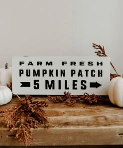 Brand new π― SWEET WATER DECOR Pumpkin Patch Metal Sign 5 X 12" π 9 SWEET WATER DECOR Pumpkin Patch Metal Sign 5 X 12