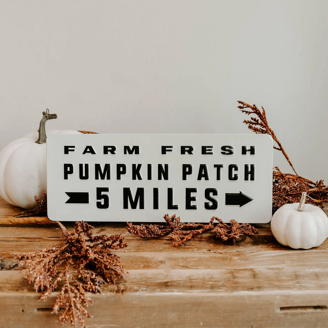Brand new π― SWEET WATER DECOR Pumpkin Patch Metal Sign 5 X 12" π 2 SWEET WATER DECOR Pumpkin Patch Metal Sign 5 X 12"