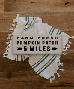 Brand new π― SWEET WATER DECOR Pumpkin Patch Metal Sign 5 X 12" π 8 SWEET WATER DECOR Pumpkin Patch Metal Sign 5 X 12