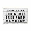 SWEET WATER DECOR WOOD + METAL SIGNS Christmas Tree Farm Shiplap Wood Sign 15 X 24"
