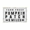 SWEET WATER DECOR WOOD + METAL SIGNS Pumpkin Patch Shiplap Wood Sign 15 X 24"