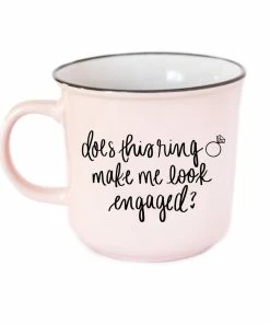 Sweet Water Decor Does This Ring Make Me Look Engaged Coffee Mug HOME + KITCHEN