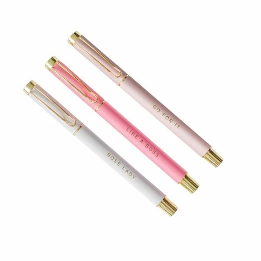 Sweet Water Decor STATIONERY Boss Lady Metal Pen Set
