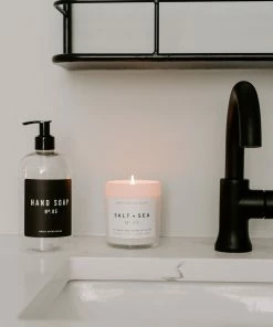 Sweet Water Decor SOAP DISPENSERS 16oz Clear Plastic Hand Soap Dispenser - Black Label