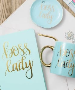 Promo π Sweet Water Decor Boss Lady - Mint + Gold Spiral Notebook π 9 Sweet Water Decor Boss Lady - Mint + Gold Spiral Notebook