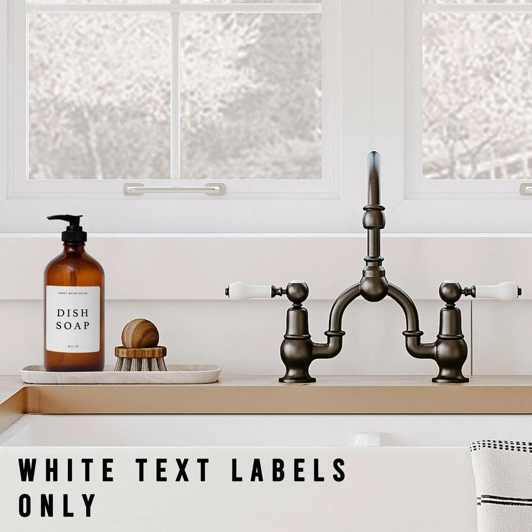 New β Sweet Water Decor White Text Labels For Plastic And Glass Dispensers π 1 Sweet Water Decor White Text Labels For Plastic And Glass Dispensers